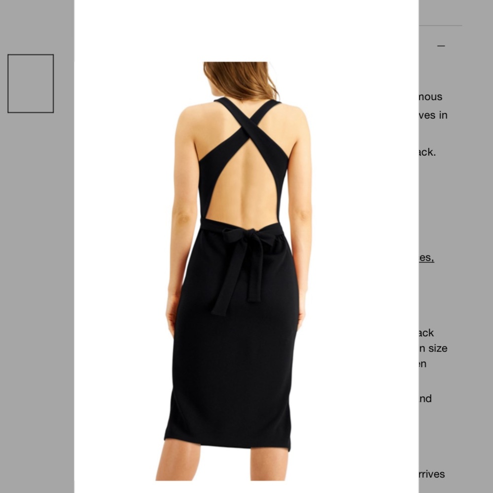 NWT: Very sexy black Dress